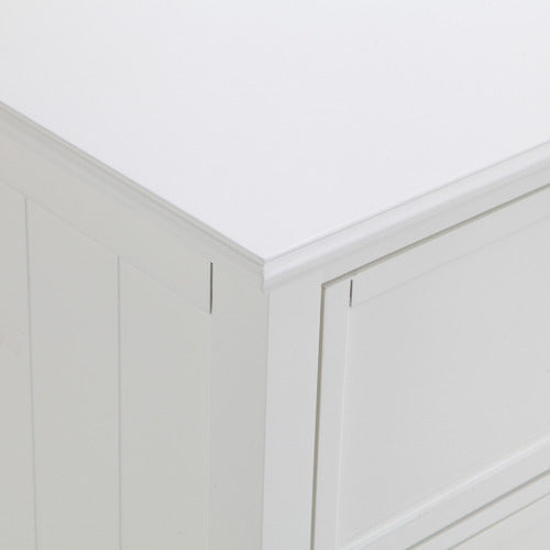 WHITE HAMPTONS 6 DRAWER CHEST