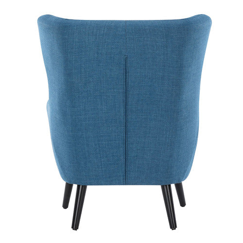2 PIECE HANOVER UPHOLSTERED ARMCHAIR & FOOTSTOOL SET
