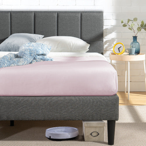 STUDIO HOME HARLOW UPHOLSTERED PLATFORM BED