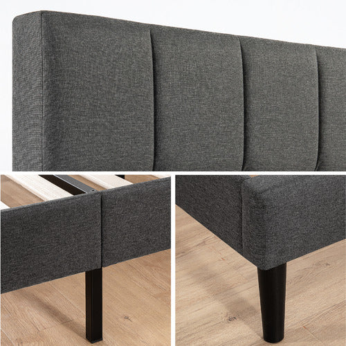 STUDIO HOME HARLOW UPHOLSTERED PLATFORM BED