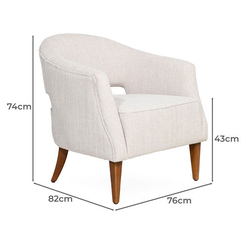 BROOKLYN AND BELLA HARRIS UPHOLSTERED ARMCHAIR
