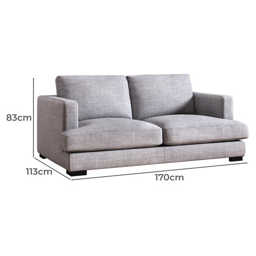 HAVEN 2 SEATER UPHOLSTERED SOFA