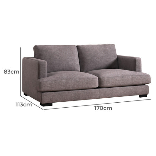 HAVEN 2 SEATER UPHOLSTERED SOFA