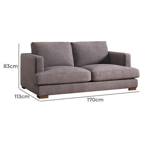 HAVEN 2 SEATER UPHOLSTERED SOFA