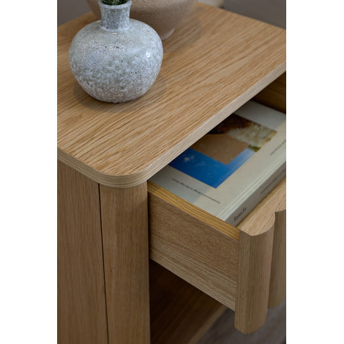 HAYLEY 1 DRAWER BEDSIDE TABLE
