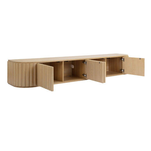 HAYLEY CURVED WALL-MOUNTED TV UNIT