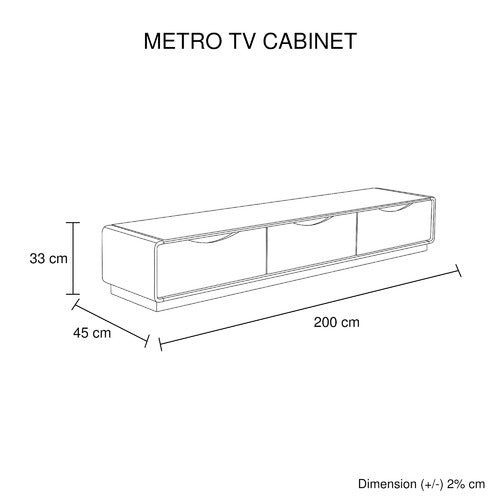 SOUTHERN STYLERS 200CM HEISENBERG TV UNIT