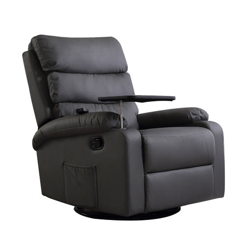 OAKLEIGH HOME HELMSLEY FAUX LEATHER HEATED MASSAGE RECLINER CHAIR