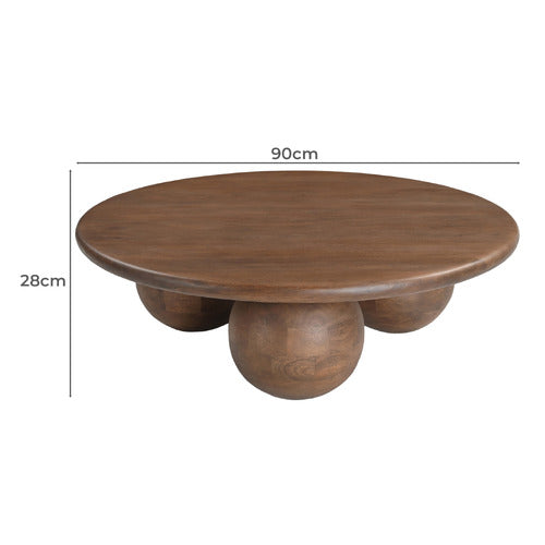 HENDRY MANGO WOOD COFFEE TABLE