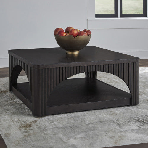 ANITA DESIGN LIVING HENRIETTA ACACIA WOOD COFFEE TABLE