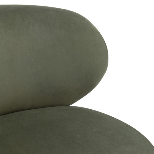 HEPBURN VELVET SWIVEL ACCENT CHAIR