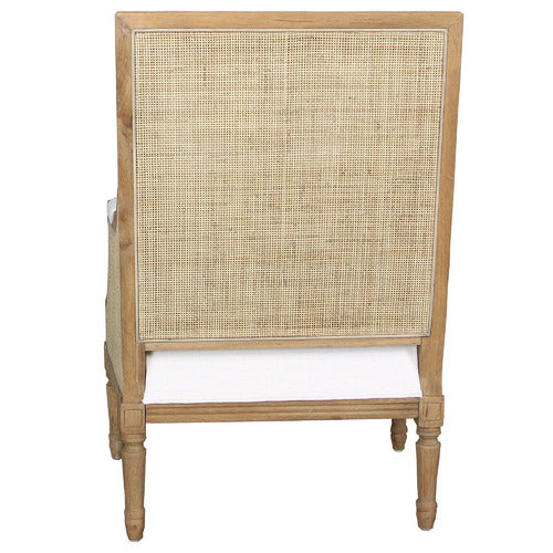 BAYVIEW LIVING HICKS RATTAN CANE ARMCHAIR