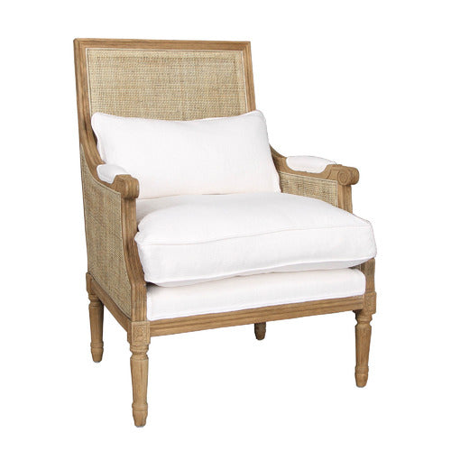 BAYVIEW LIVING HICKS RATTAN CANE ARMCHAIR