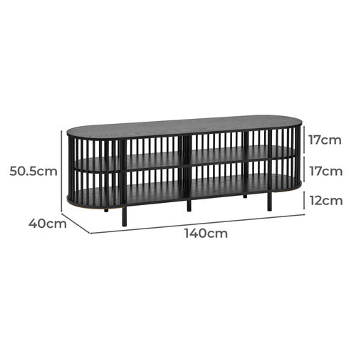 MADDISON LANE HOLLIE 4 SHELF ENTERTAINMENT UNIT