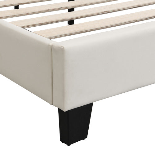EVIE HOME HOLT BUTTON-TUFTED BED FRAME