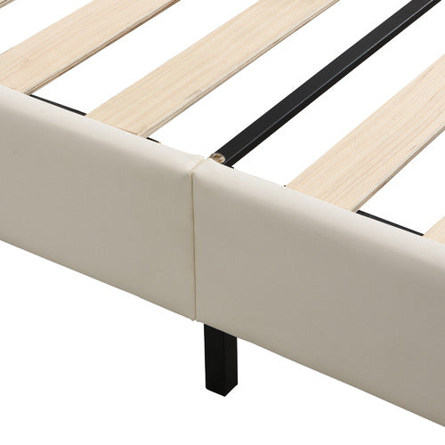 EVIE HOME HOLT BUTTON-TUFTED BED FRAME