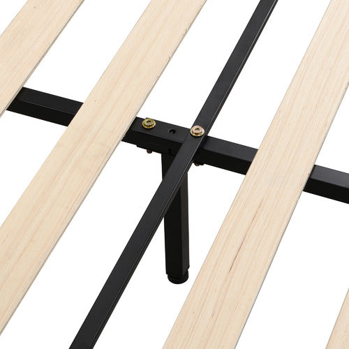 EVIE HOME HOLT BUTTON-TUFTED BED FRAME