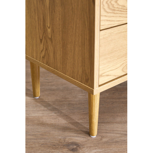 LIVING FUSION HOPKINS 2 DRAWER BEDSIDE TABLE
