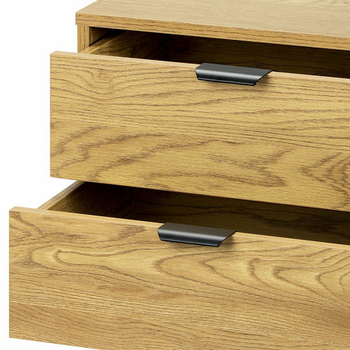 LIVING FUSION HOPKINS 2 DRAWER BEDSIDE TABLE
