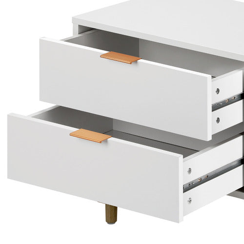 LIVING FUSION HOPKINS 2 DRAWER BEDSIDE TABLES (SET OF 2)