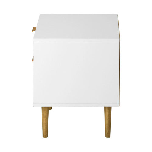 LIVING FUSION HOPKINS 2 DRAWER BEDSIDE TABLES (SET OF 2)