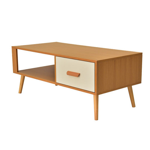 EVER DREAMING LIVING NATURAL HOPPERTON COFFEE TABLE