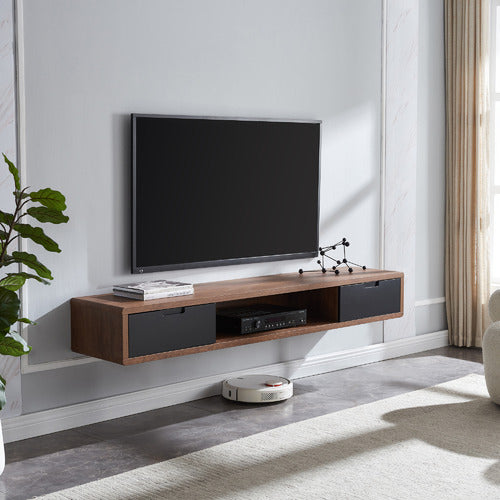 MONUMENT FURNITURE 180CM HOVER WALL MOUNT TV UNIT
