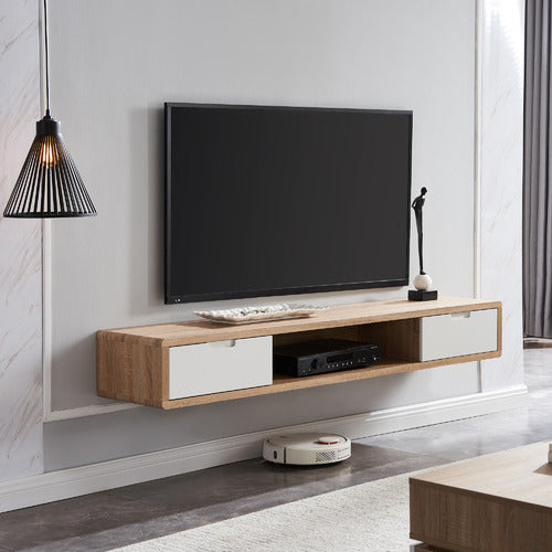 MONUMENT FURNITURE 180CM HOVER WALL MOUNT TV UNIT