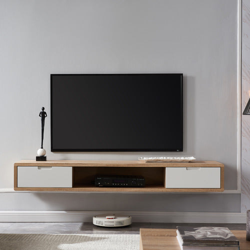 MONUMENT FURNITURE 180CM HOVER WALL MOUNT TV UNIT