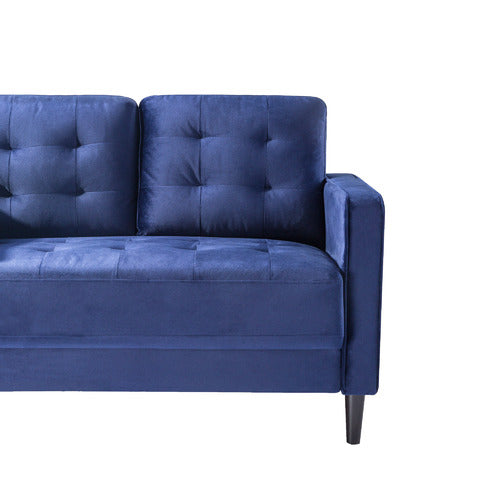 STUDIO HOME HUMPHREY VELVET 3 SEATER SOFA
