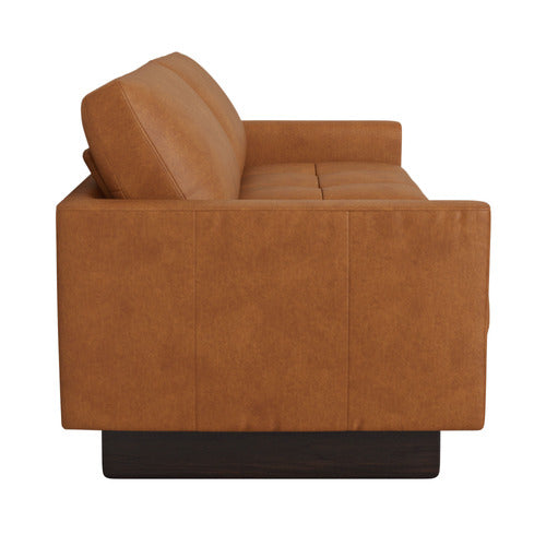 HUNTER 3 SEATER LEATHER SOFA