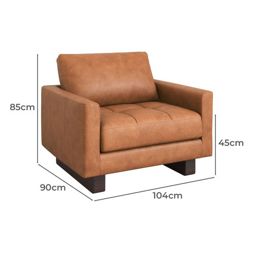 HUNTER LEATHER ARMCHAIR
