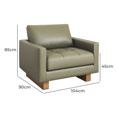 HUNTER LEATHER ARMCHAIR