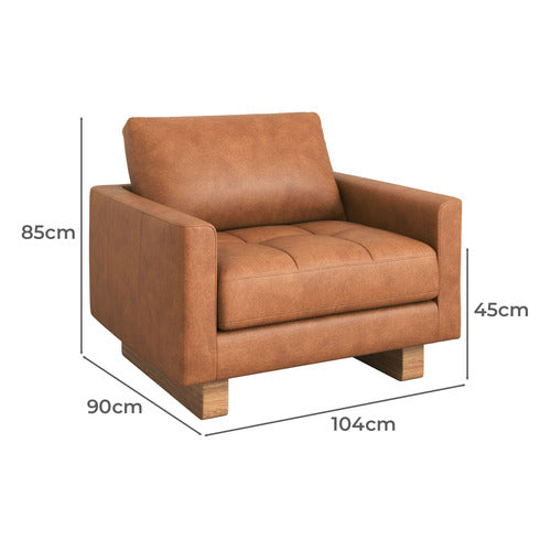 HUNTER LEATHER ARMCHAIR