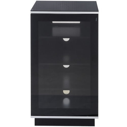 MONUMENT FURNITURE IR-FRIENDLY ENCLOSED HI-FI GLASS-TOP RACK