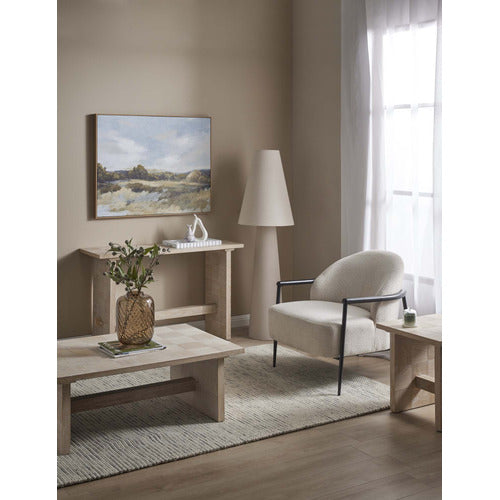 THE HOME COLLECTIVE IDRIS UPHOLSTERED ARMCHAIR