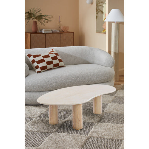 IGGY IRREGULAR MARBLE COFFEE TABLE