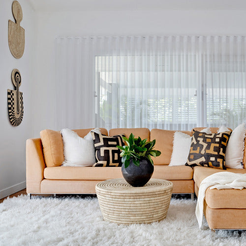 TRIBAL EXPRESSIONS LAMOVE ILALA PALM COFFEE TABLE