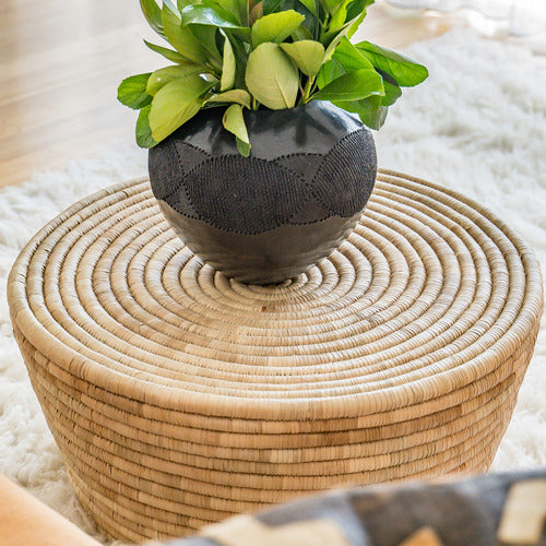 TRIBAL EXPRESSIONS LAMOVE ILALA PALM COFFEE TABLE
