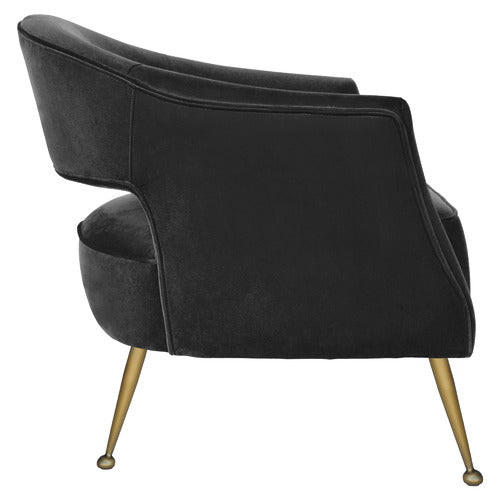 BROOKLYN AND BELLA IMILIA VELVET ARMCHAIR
