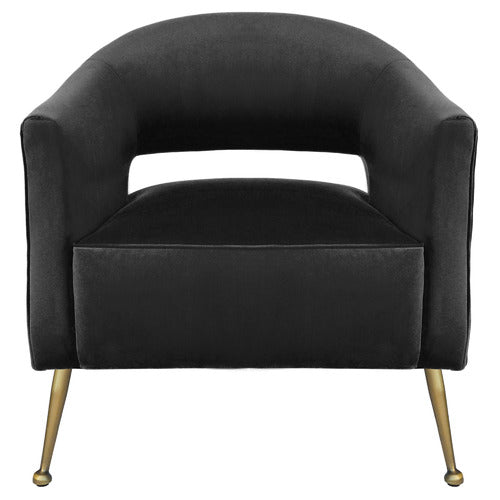 BROOKLYN AND BELLA IMILIA VELVET ARMCHAIR