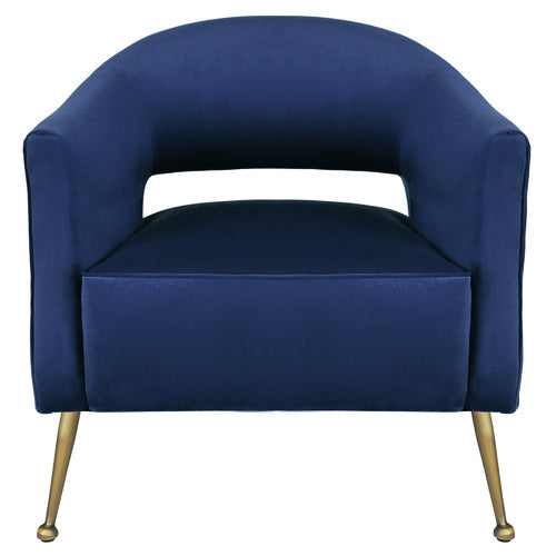 BROOKLYN AND BELLA IMILIA VELVET ARMCHAIR