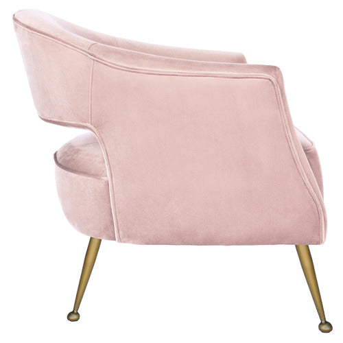 BROOKLYN AND BELLA IMILIA VELVET ARMCHAIR