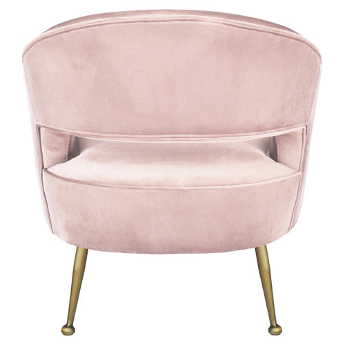 BROOKLYN AND BELLA IMILIA VELVET ARMCHAIR