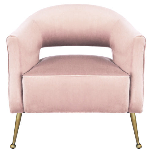 BROOKLYN AND BELLA IMILIA VELVET ARMCHAIR