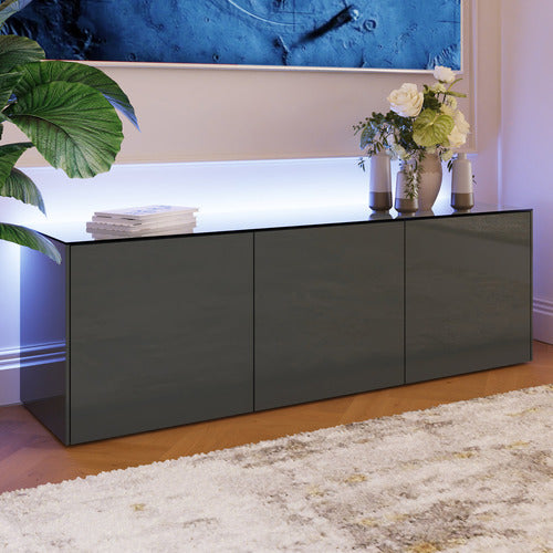 FRANK OLSEN INTELLIGENT FURNITURE INTEL TV CABINET WITH SMART LED & WIRELESS CHARGER