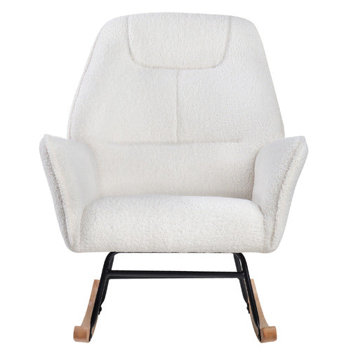 LIVING FUSION ISABELLA SHERPA ROCKING CHAIR