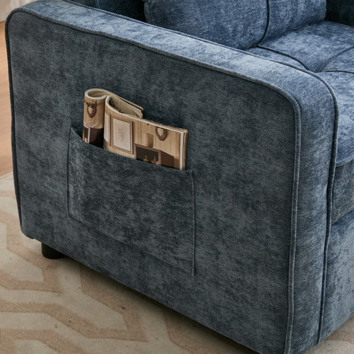 CASSINGTON HOME IYA SINGLE CHENILLE SOFA BED