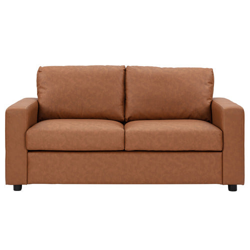 JACK 2 SEATER FAUX LEATHER SOFA