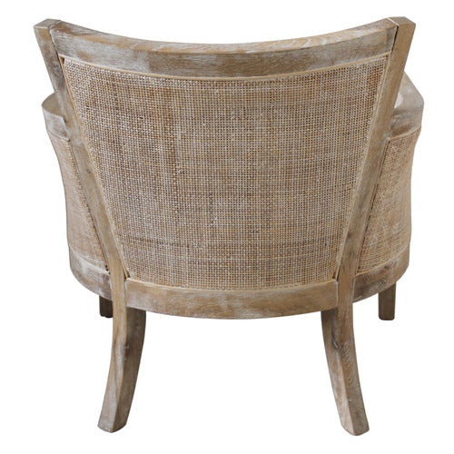 NATURALLY PROVINICIAL JACLYN OAK WOOD ARMCHAIR